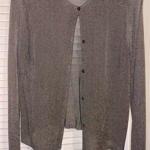 See through Banana Republic Metallic Knit Sweater